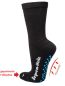 Preview: Anti-Rutsch-Socken, für bandagierte Beine / geschwollene Füße, extra-weit, ohne Gummi-Druck, 85% Baumwolle, 2er-Bündel